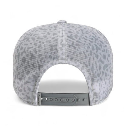 Back view of Imperial DNA012 custom hat in trout grey