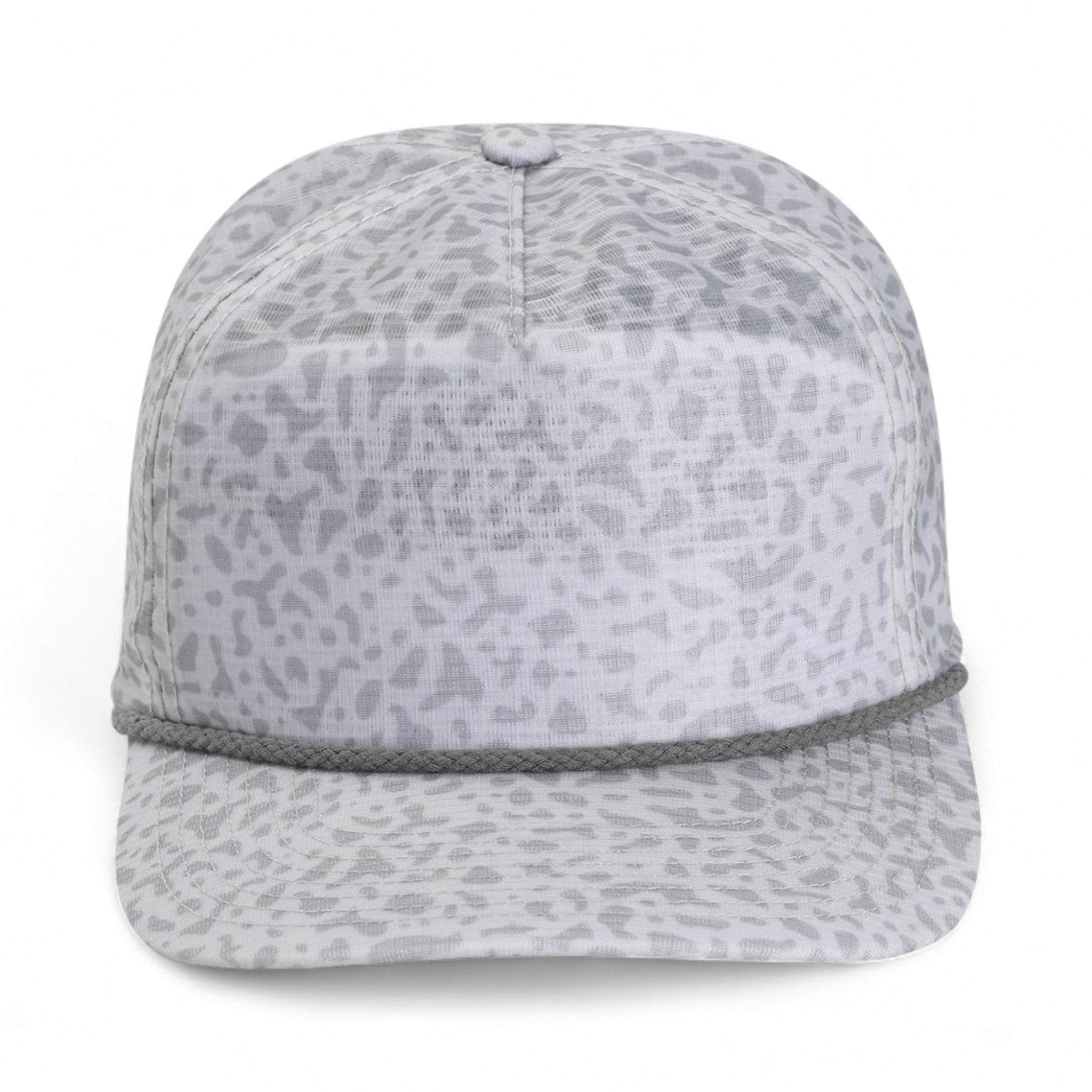 Front view of Imperial DNA012 custom hat in trout grey