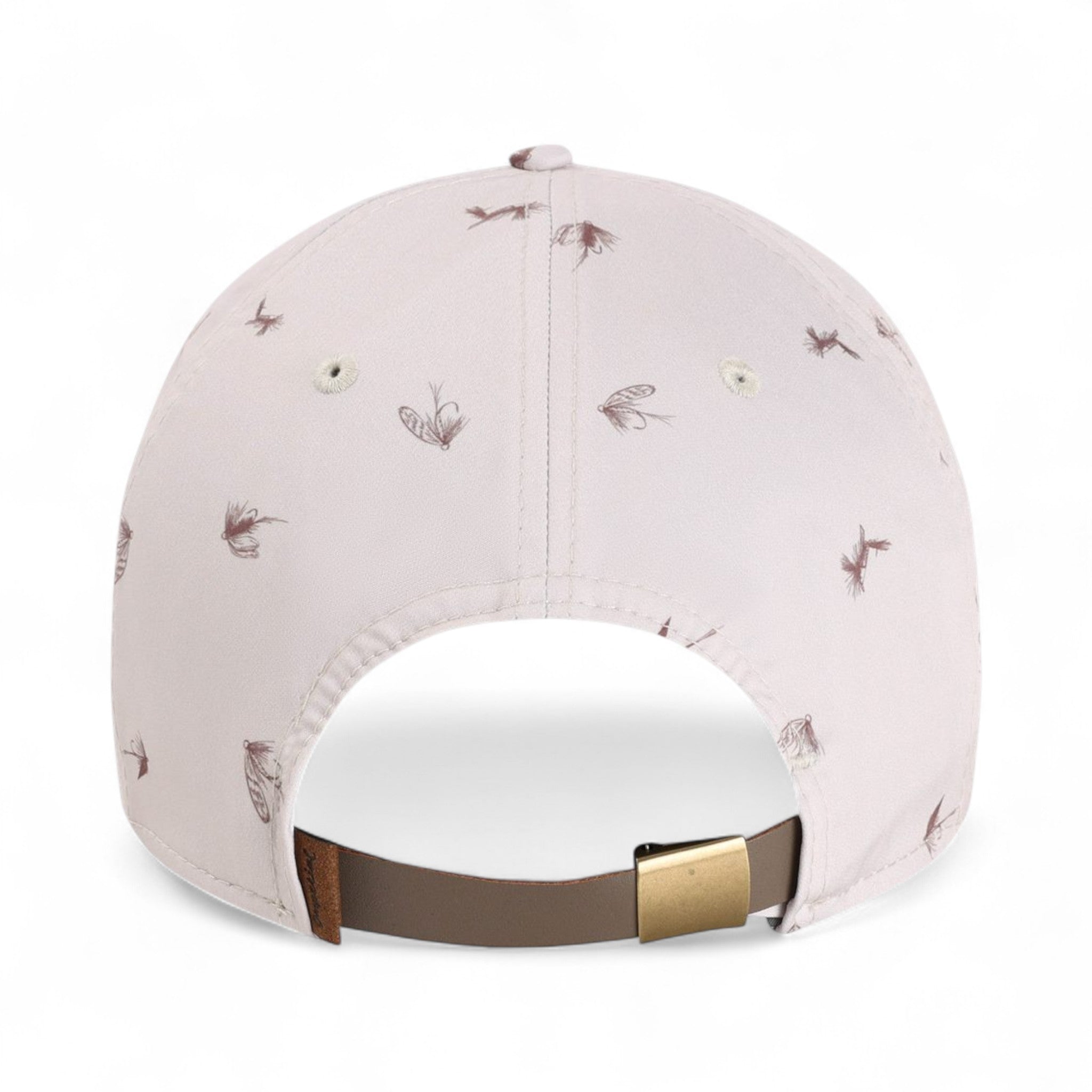 Back view of Imperial DNA014 custom hat in khaki