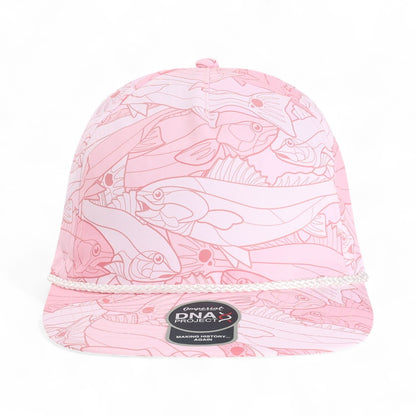 Front view of Imperial DNA014 custom hat in light pink