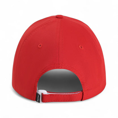 Back view of Imperial L210P custom hat in cardinal