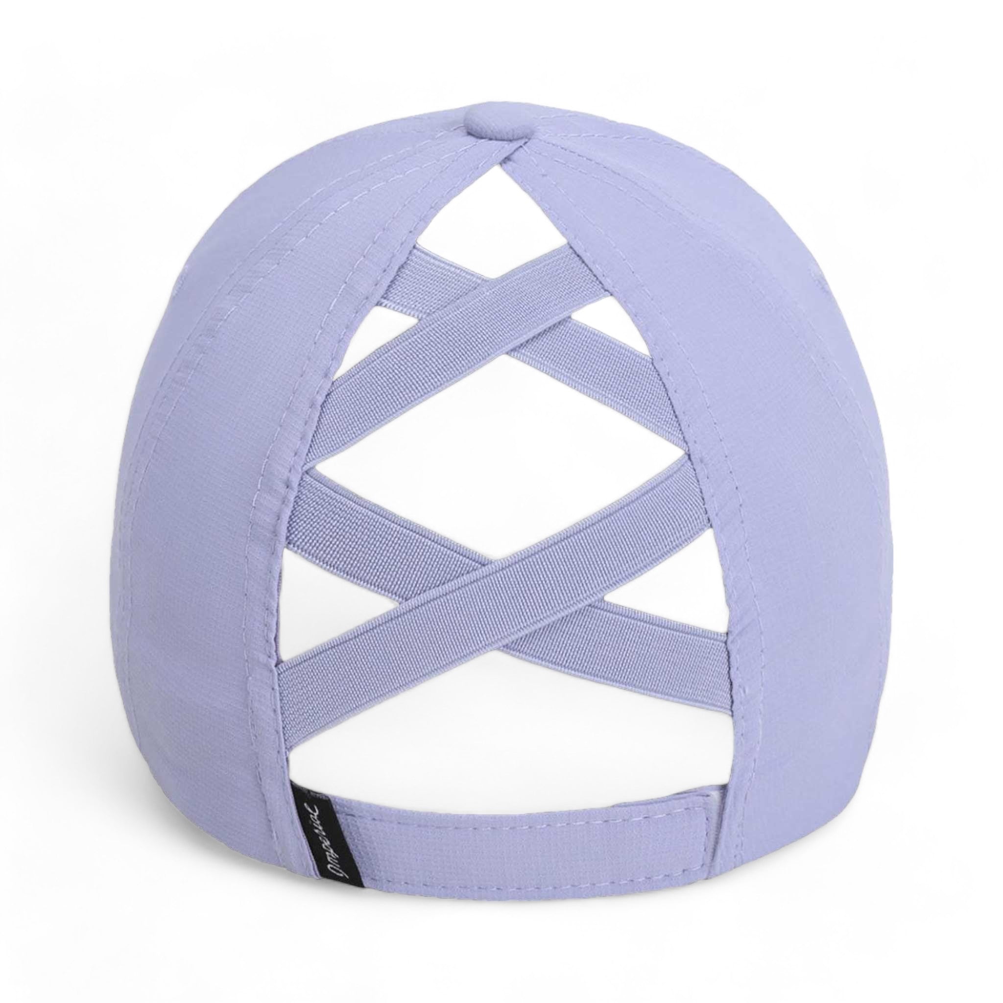 Back view of Imperial L338 custom hat in lavender