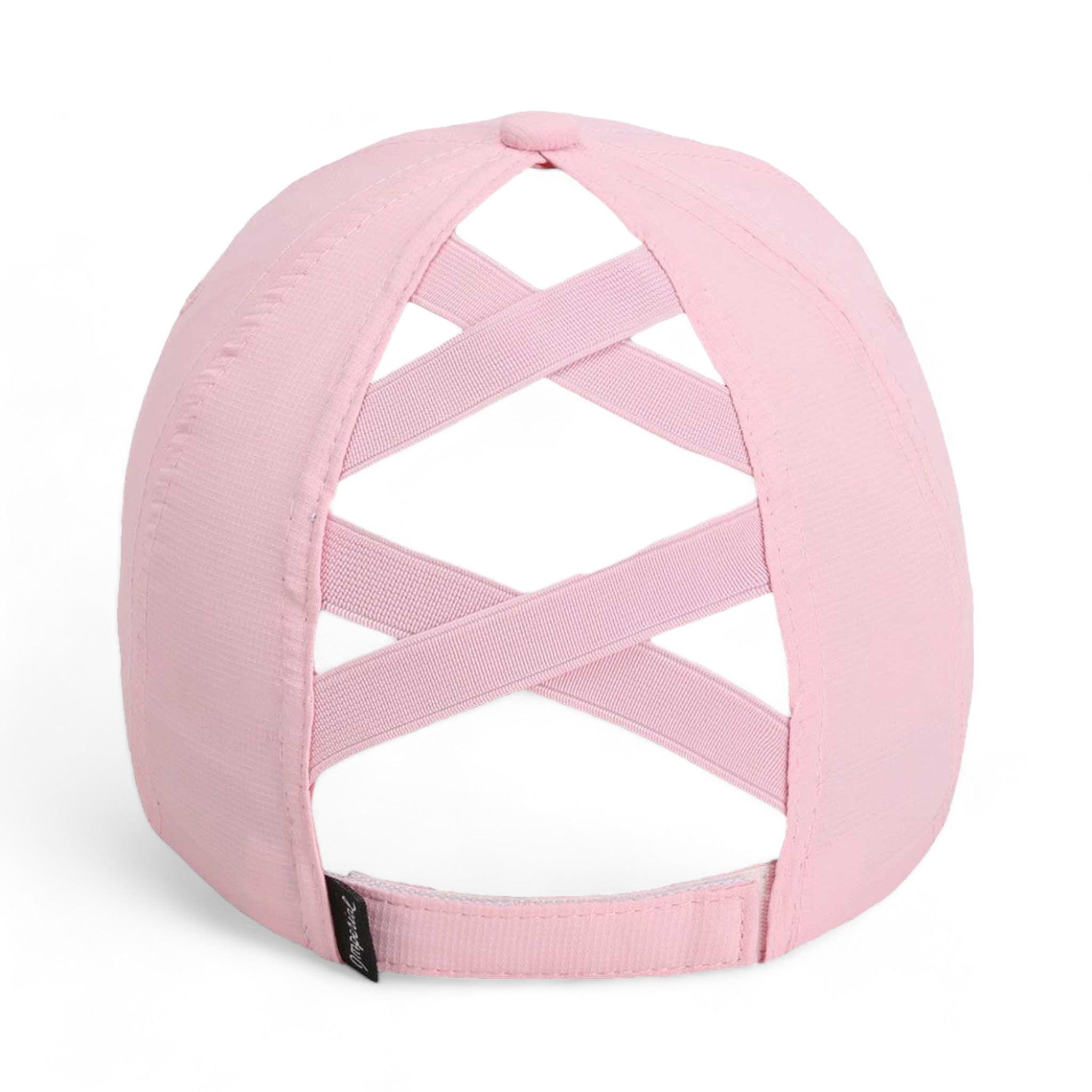 Back view of Imperial L338 custom hat in light pink