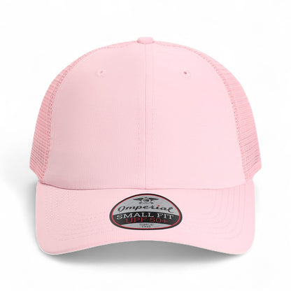 Front view of Imperial L338M custom hat in light pink