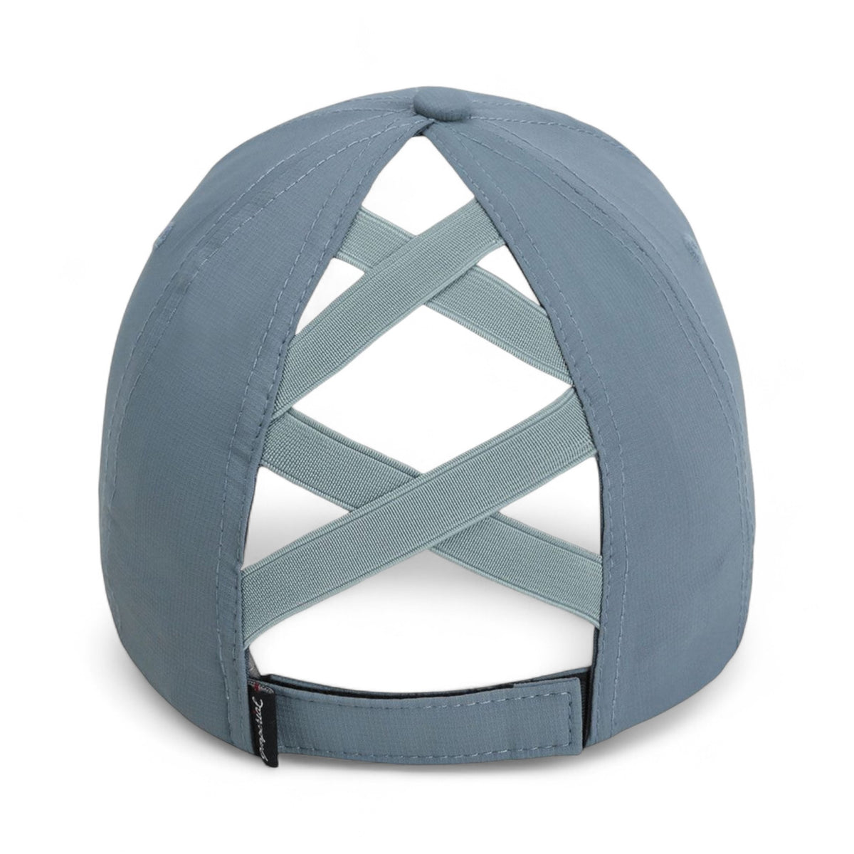 Back view of Imperial L338 custom hat in breaker blue