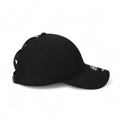 Right side view of Imperial L338 custom hat in black