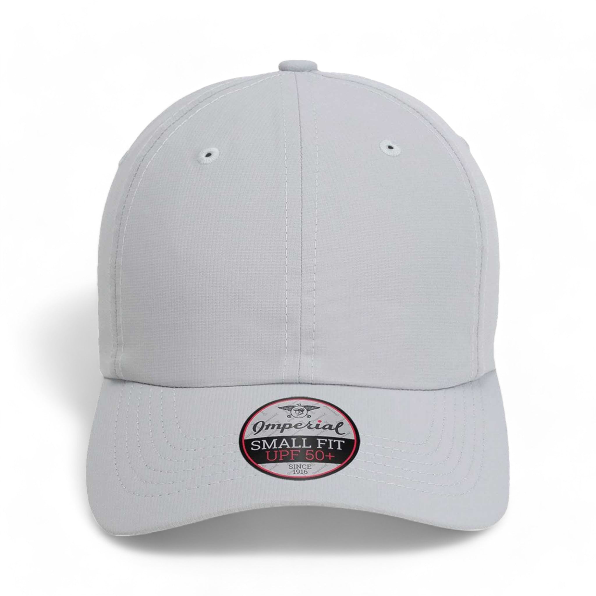 Front view of Imperial L338 custom hat in fog