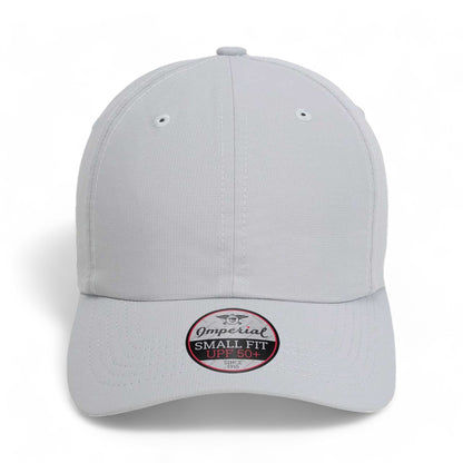 Front view of Imperial L338 custom hat in fog