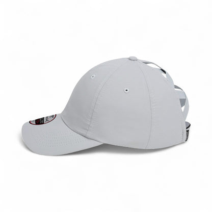 Left side view of Imperial L338 custom hat in fog