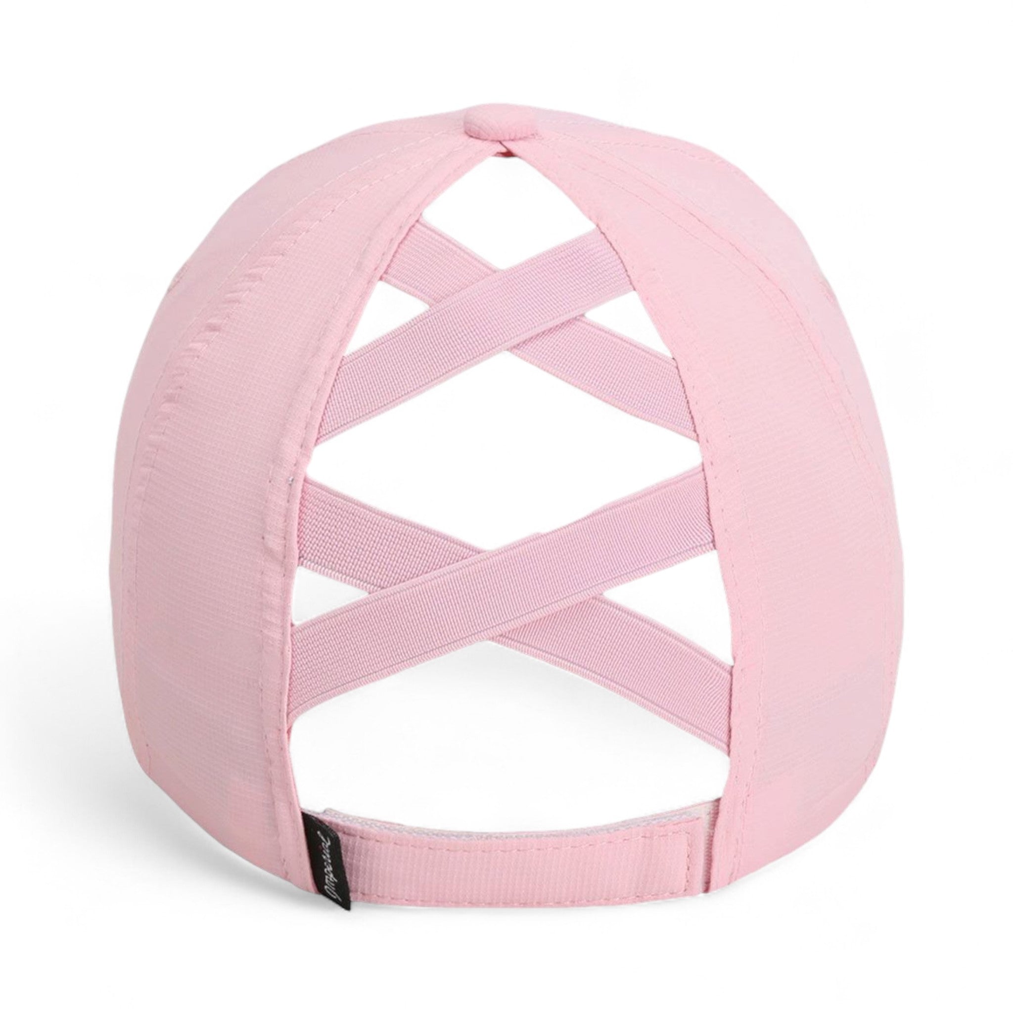 Back view of Imperial L338 custom hat in light pink