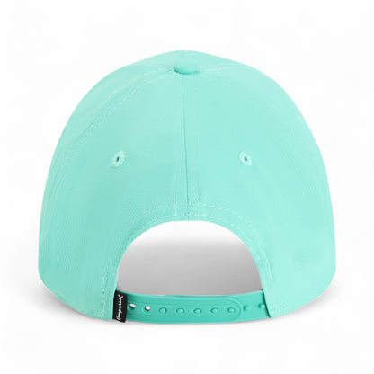 Back view of Imperial L5059 custom hat in aqua