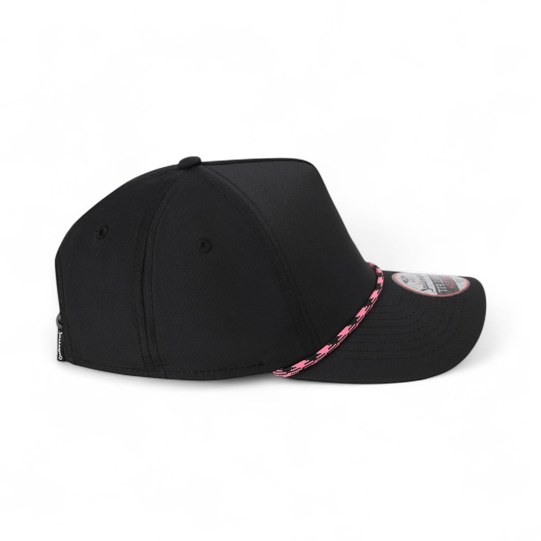 Right side view of Imperial L5059 custom hat in black