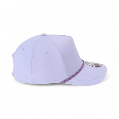 Right side view of Imperial L5059 custom hat in lavender