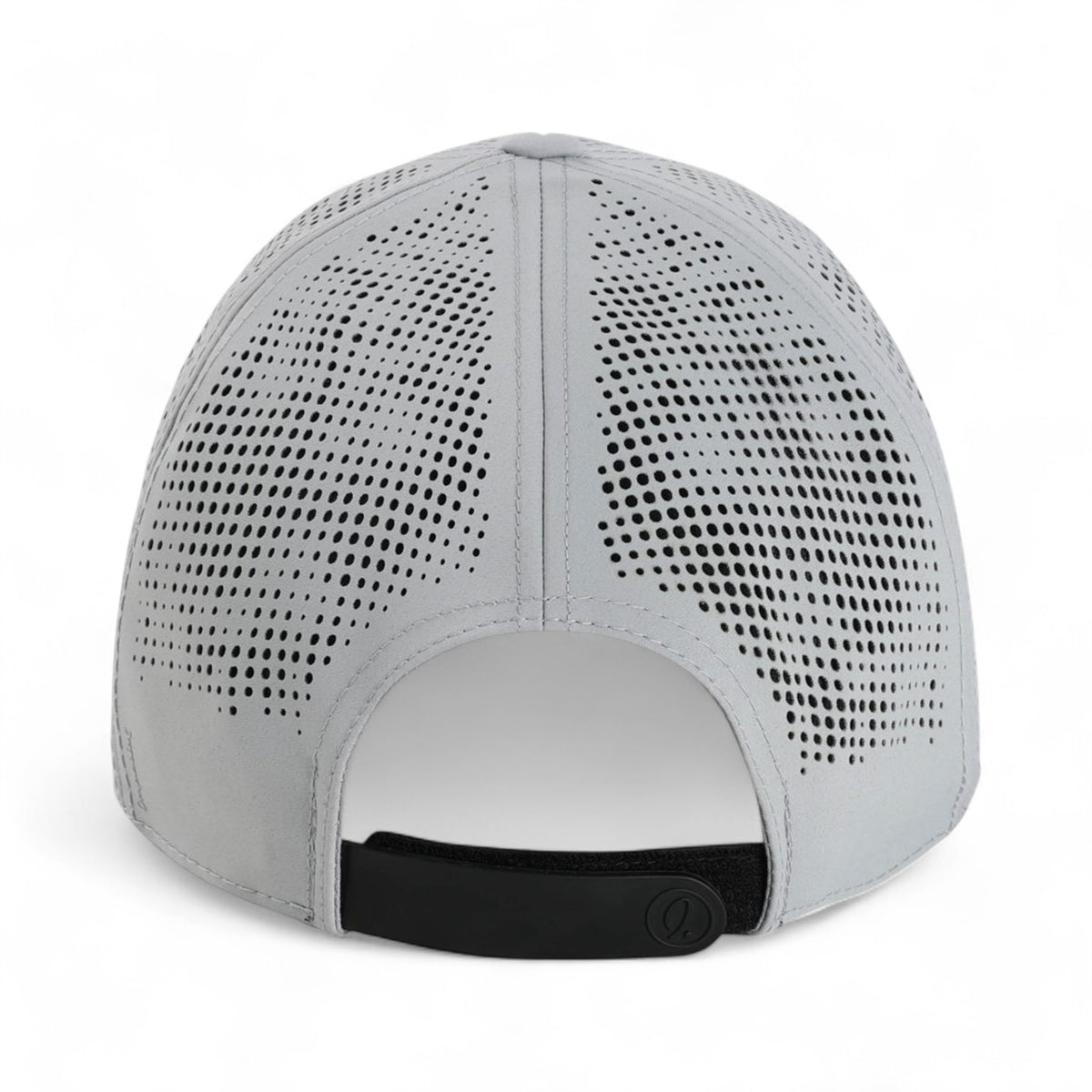 Back view of Imperial S1502 custom hat in grey