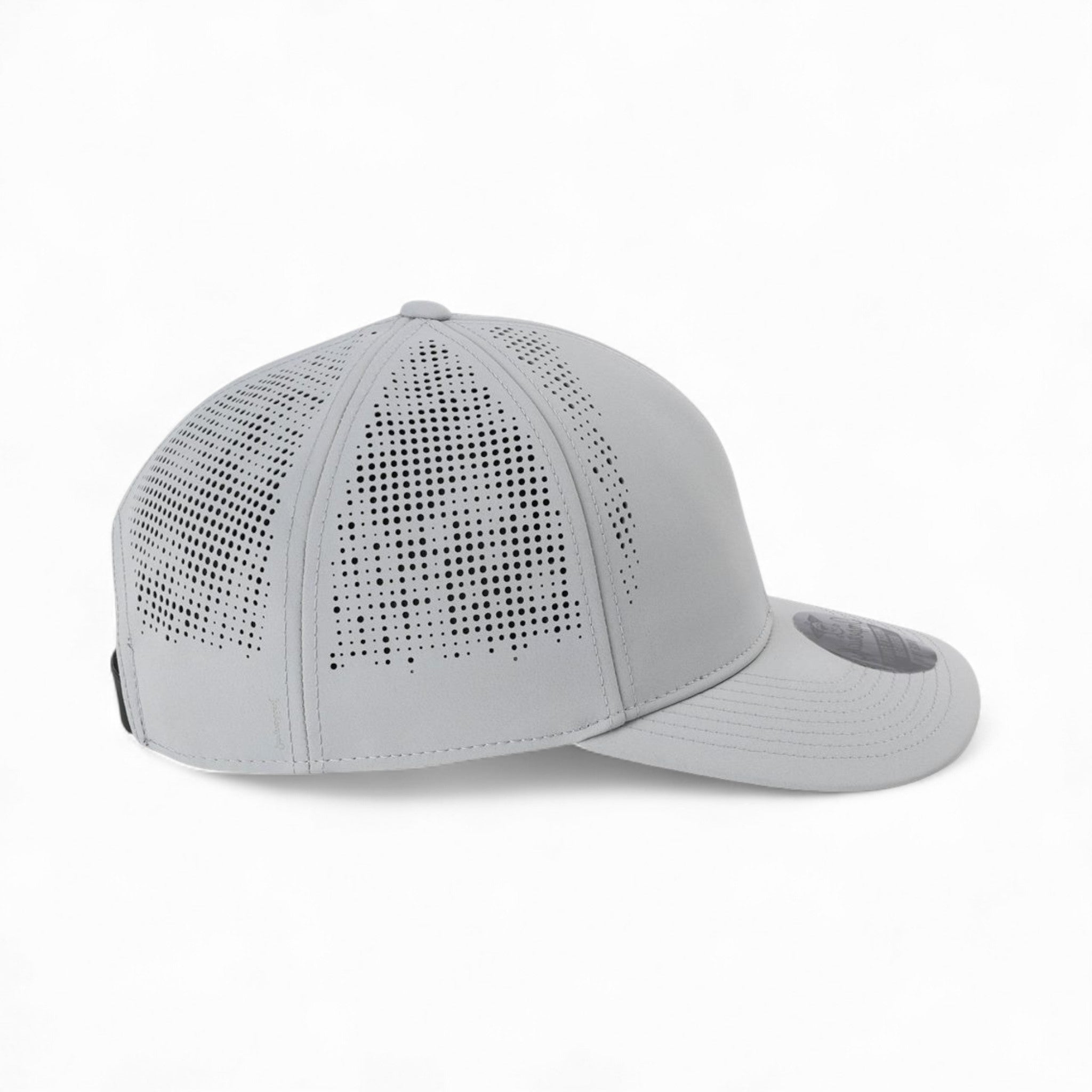 Right side view of Imperial S1502 custom hat in grey