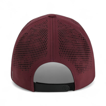 Back view of Imperial S1502 custom hat in maroon