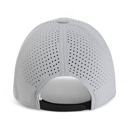 Back view of Imperial S1505 custom hat in grey