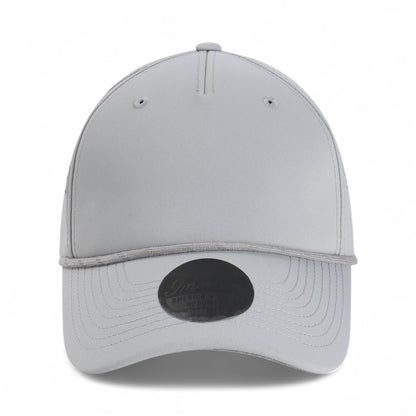 Front view of Imperial S1505 custom hat in grey