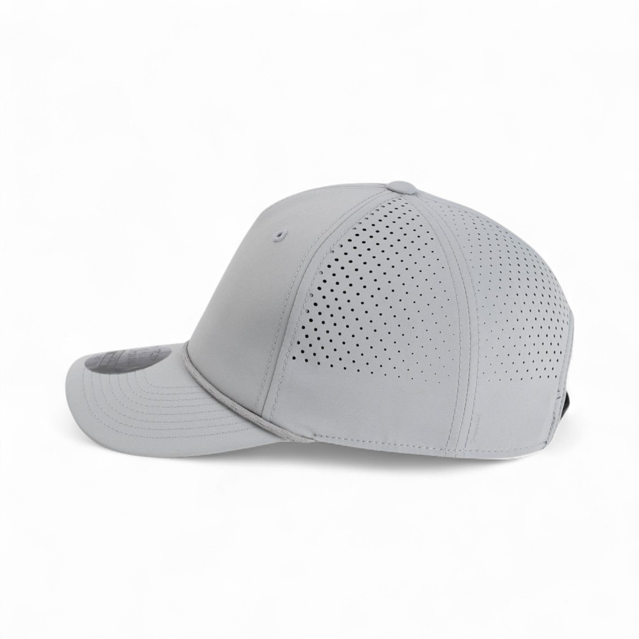 Left side view of Imperial S1505 custom hat in grey
