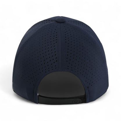 Back view of Imperial S1505 custom hat in true navy