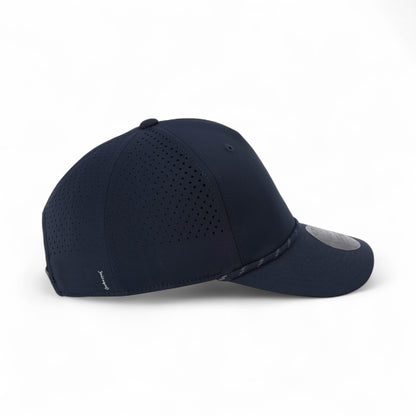 Right side view of Imperial S1505 custom hat in true navy