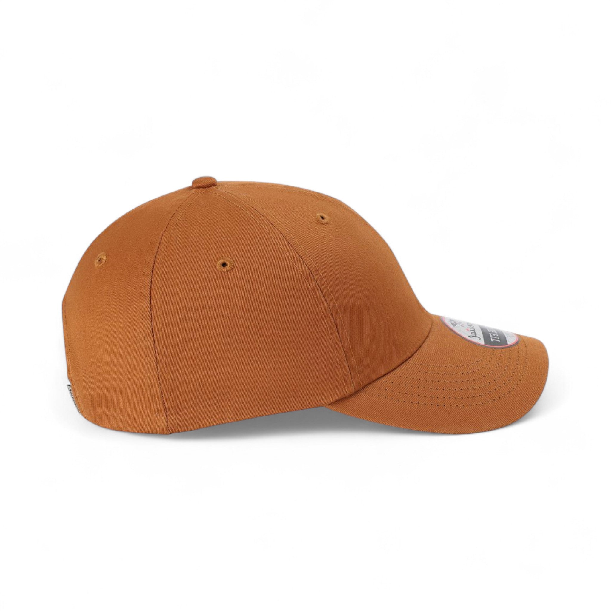 Right side view of Imperial X210B custom hat in buckthorn brown