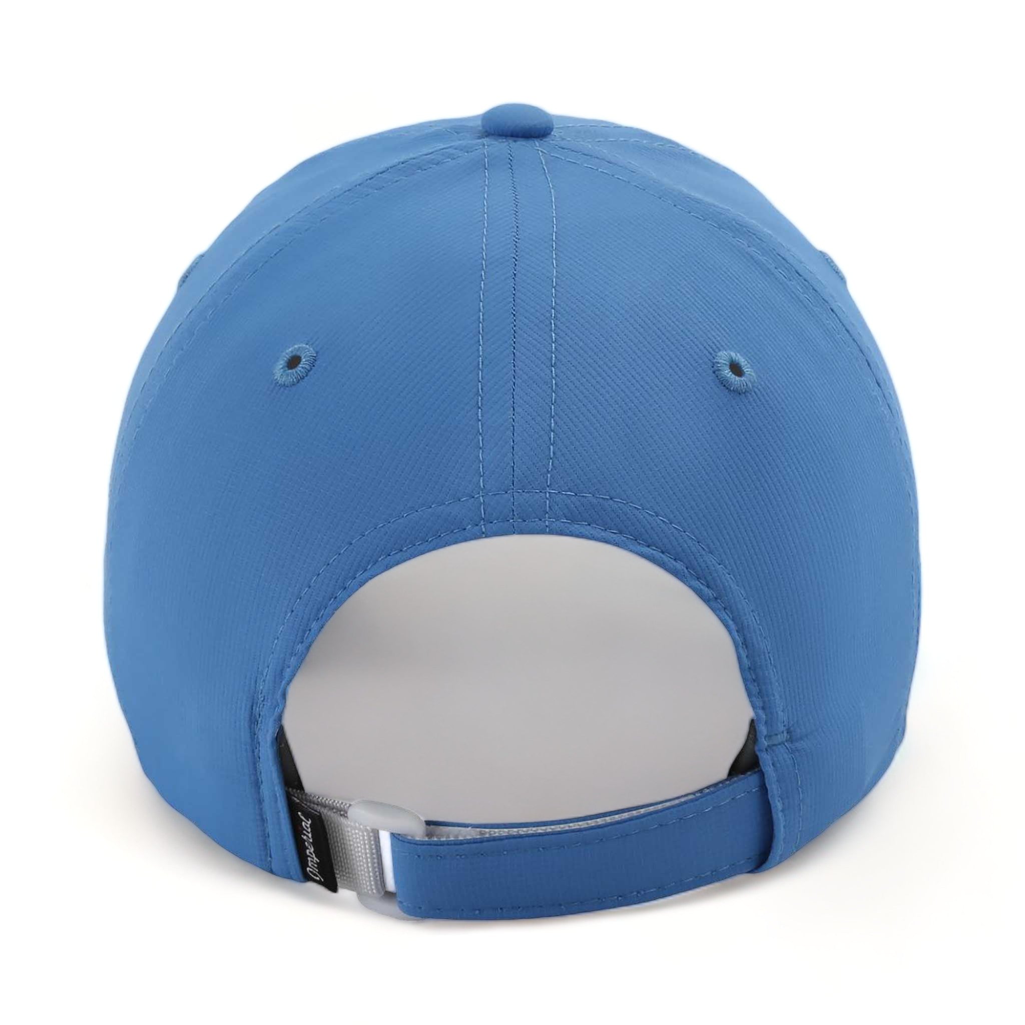 Back view of Imperial X210P custom hat in azure