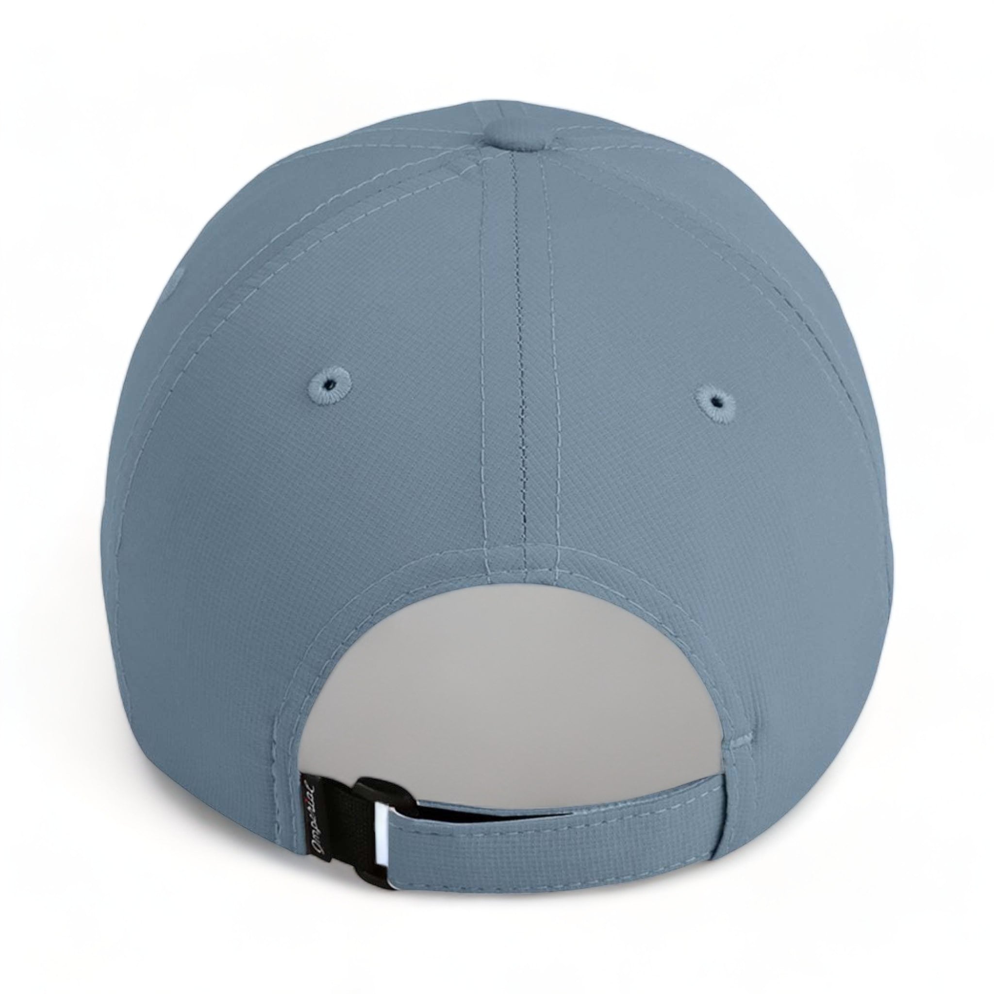 Back view of Imperial X210P custom hat in breaker blue