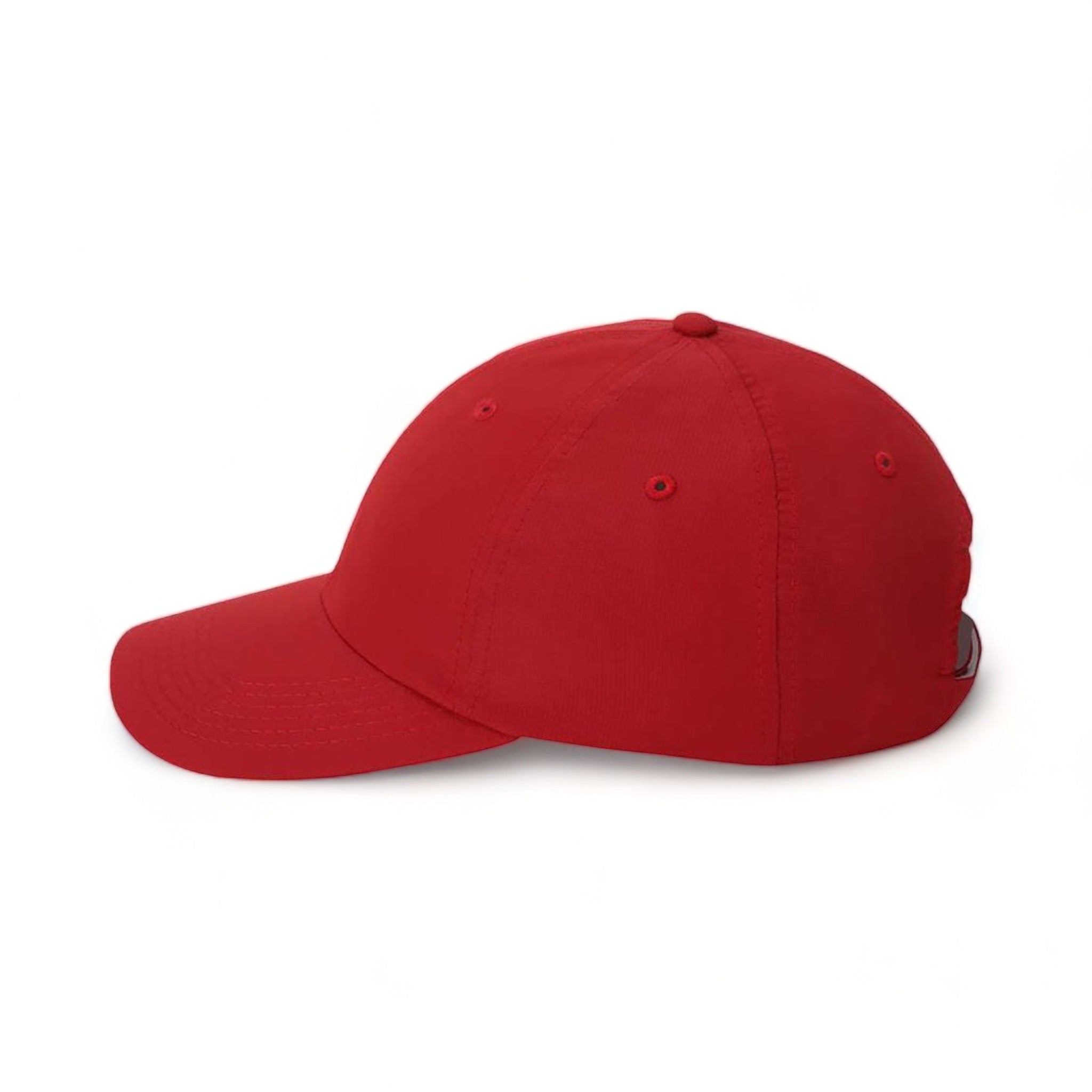 Side view of Imperial X210P custom hat in cardinal