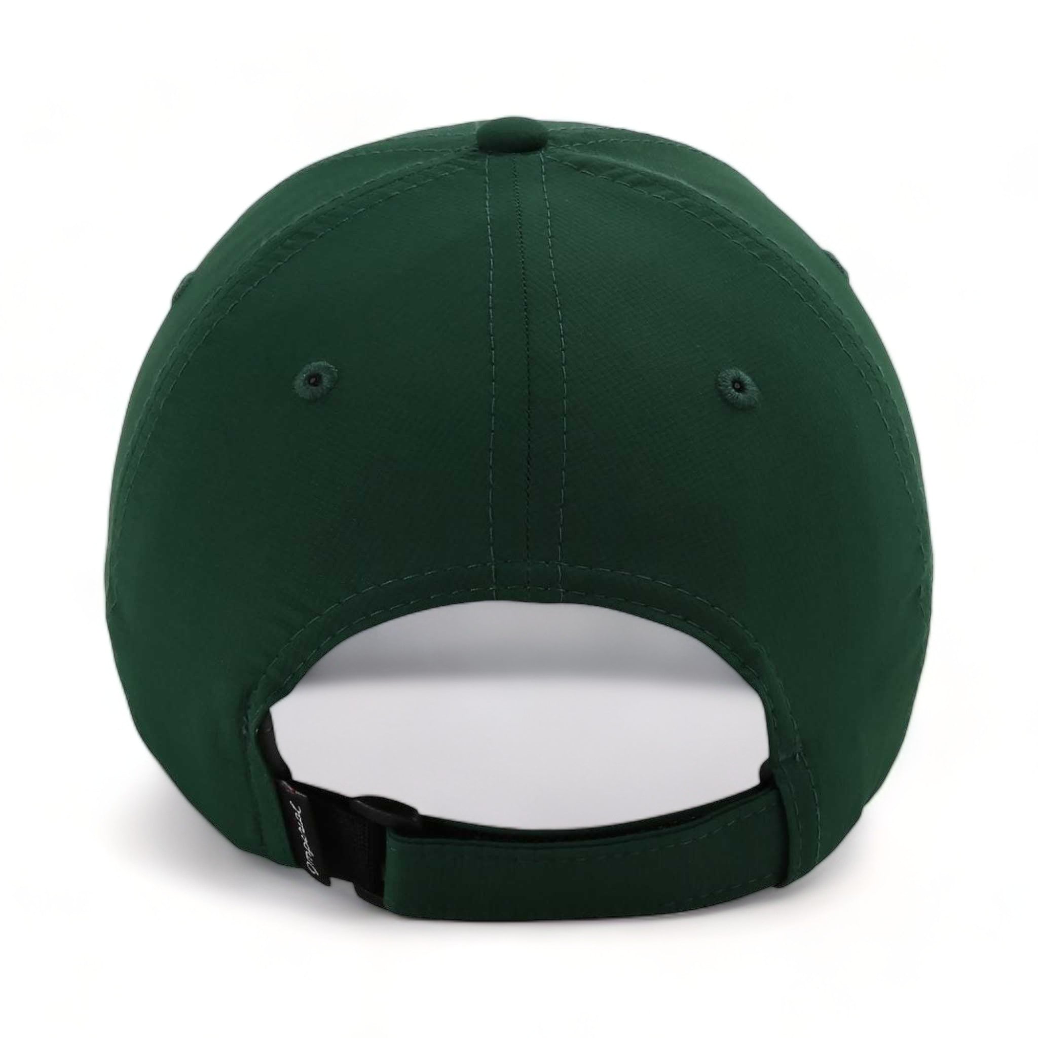 Back view of Imperial X210P custom hat in forest green