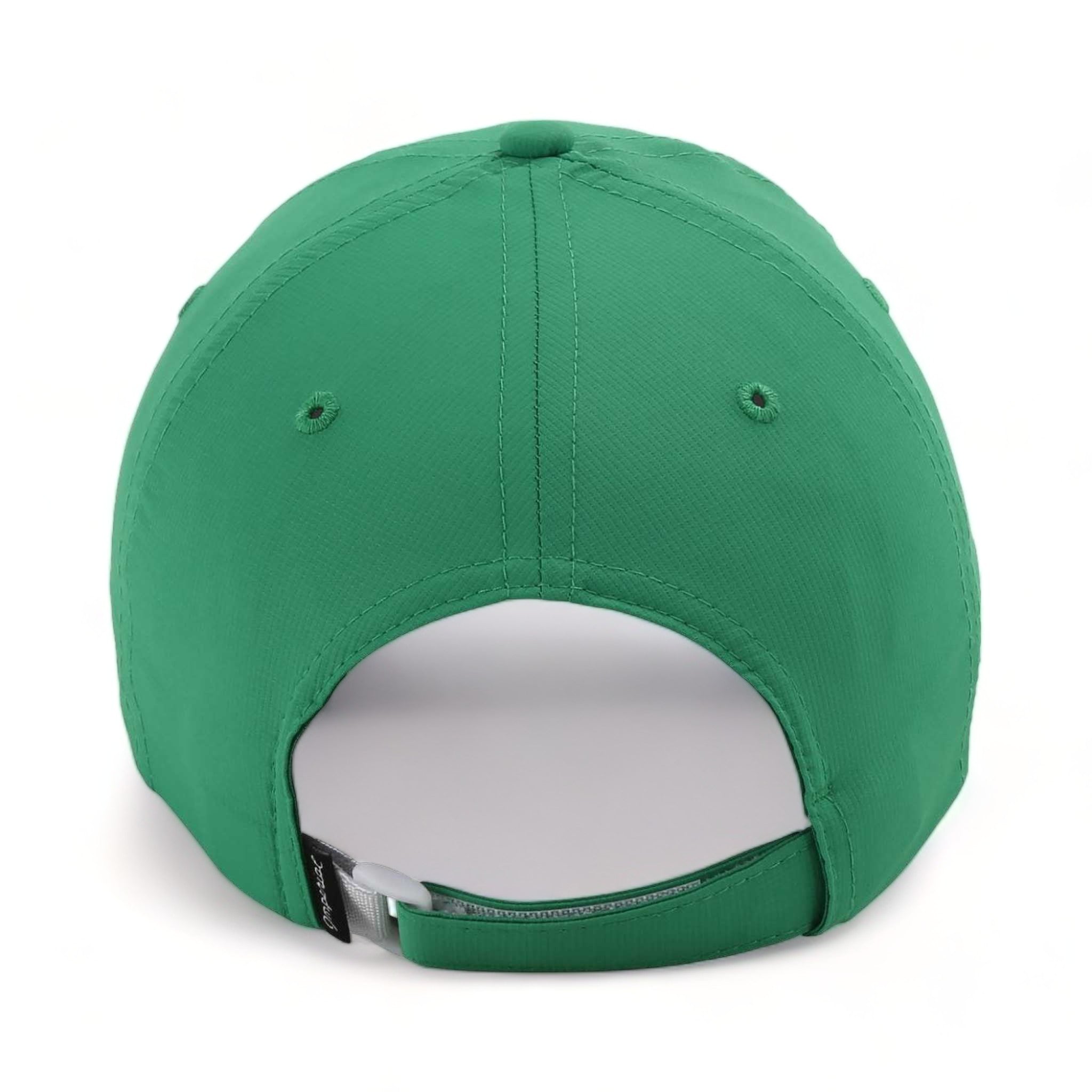 Back view of Imperial X210P custom hat in green