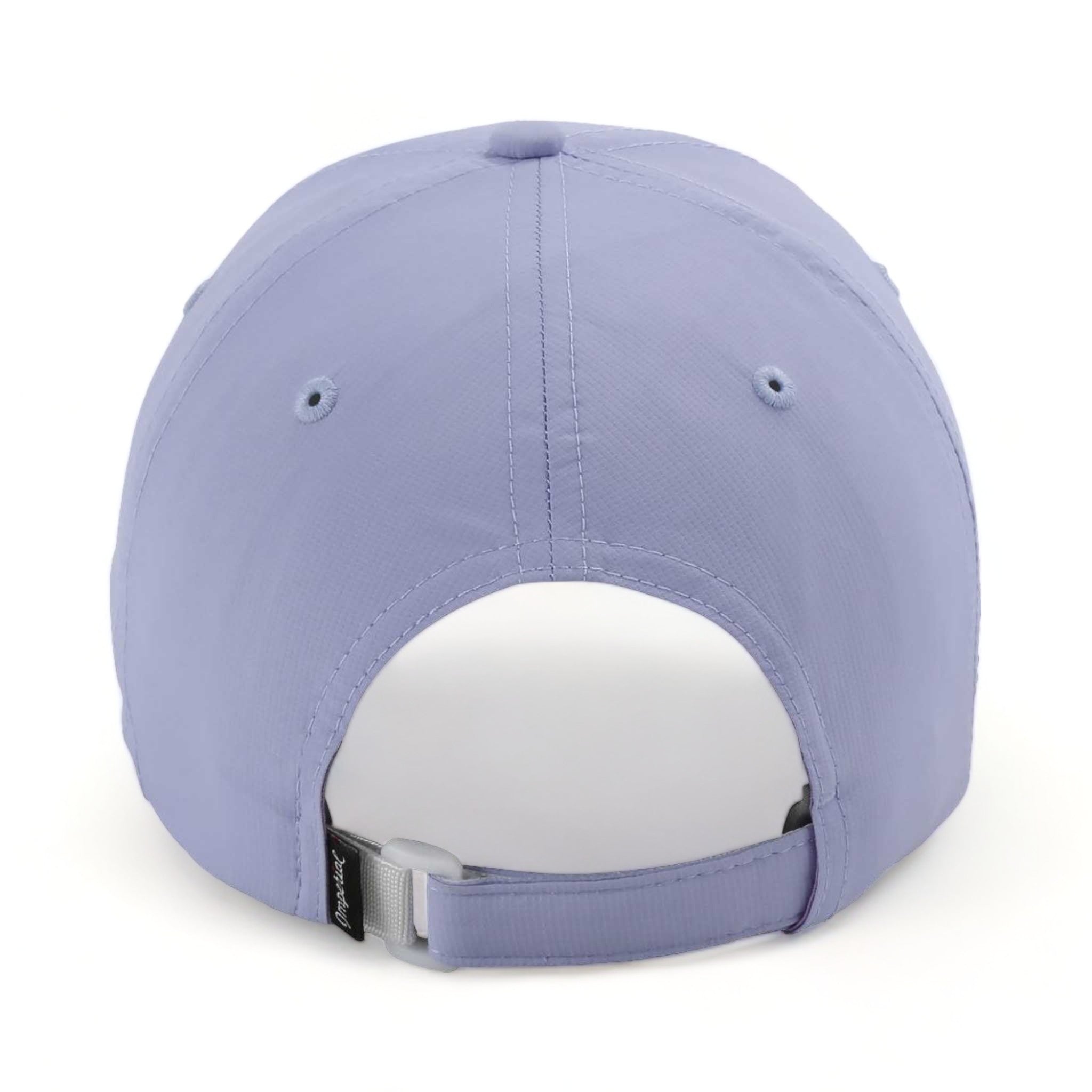 Back view of Imperial X210P custom hat in lavender