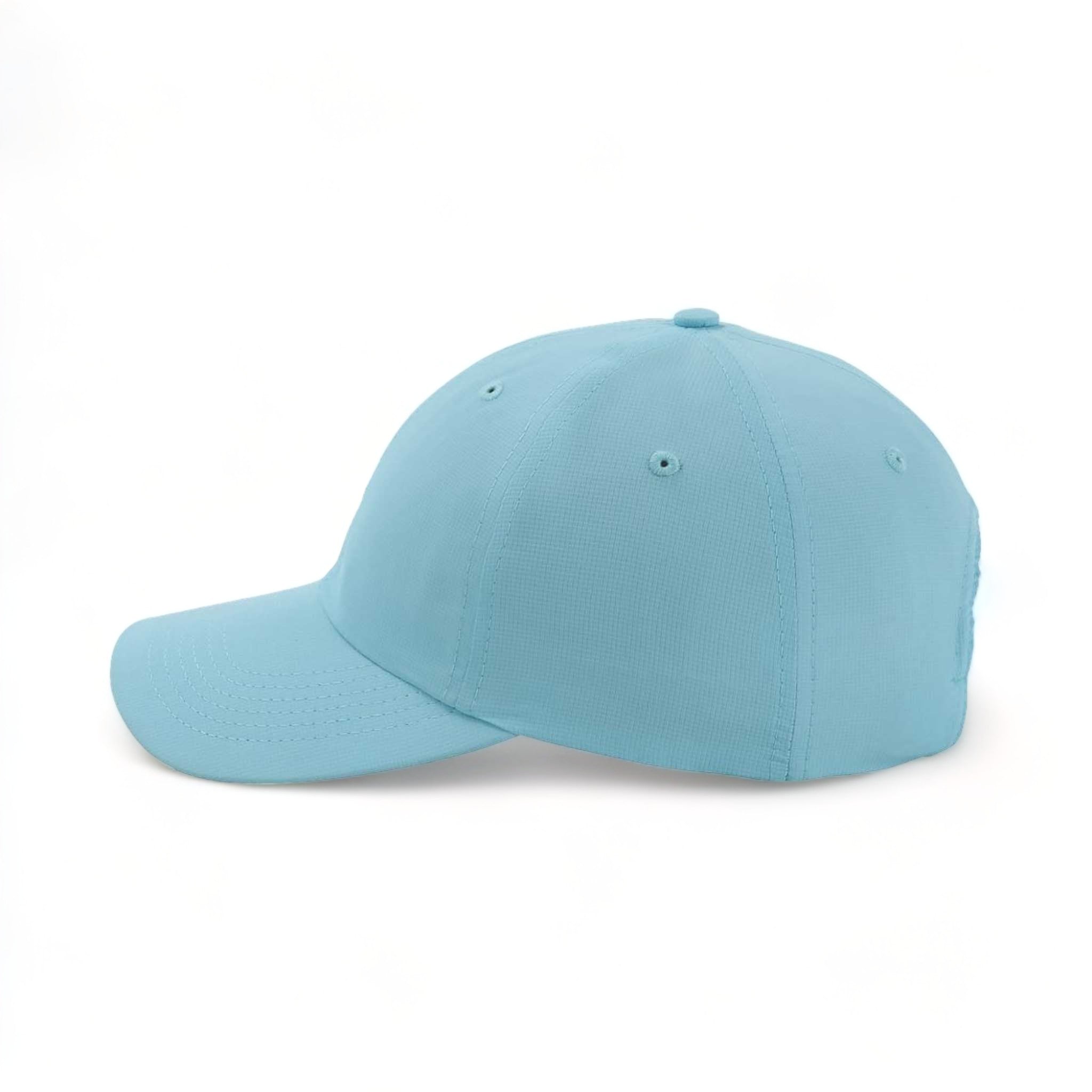 Side view of Imperial X210P custom hat in light blue