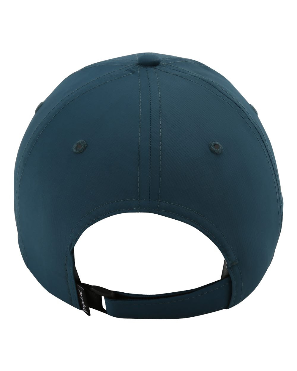 Back view of Imperial X210P custom hat in petrol