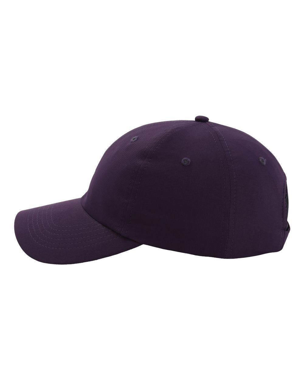 Side view of Imperial X210P custom hat in purple
