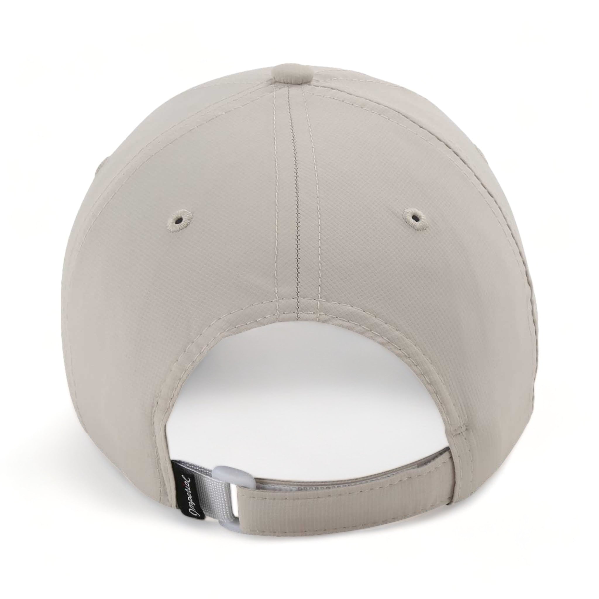 Back view of Imperial X210P custom hat in putty