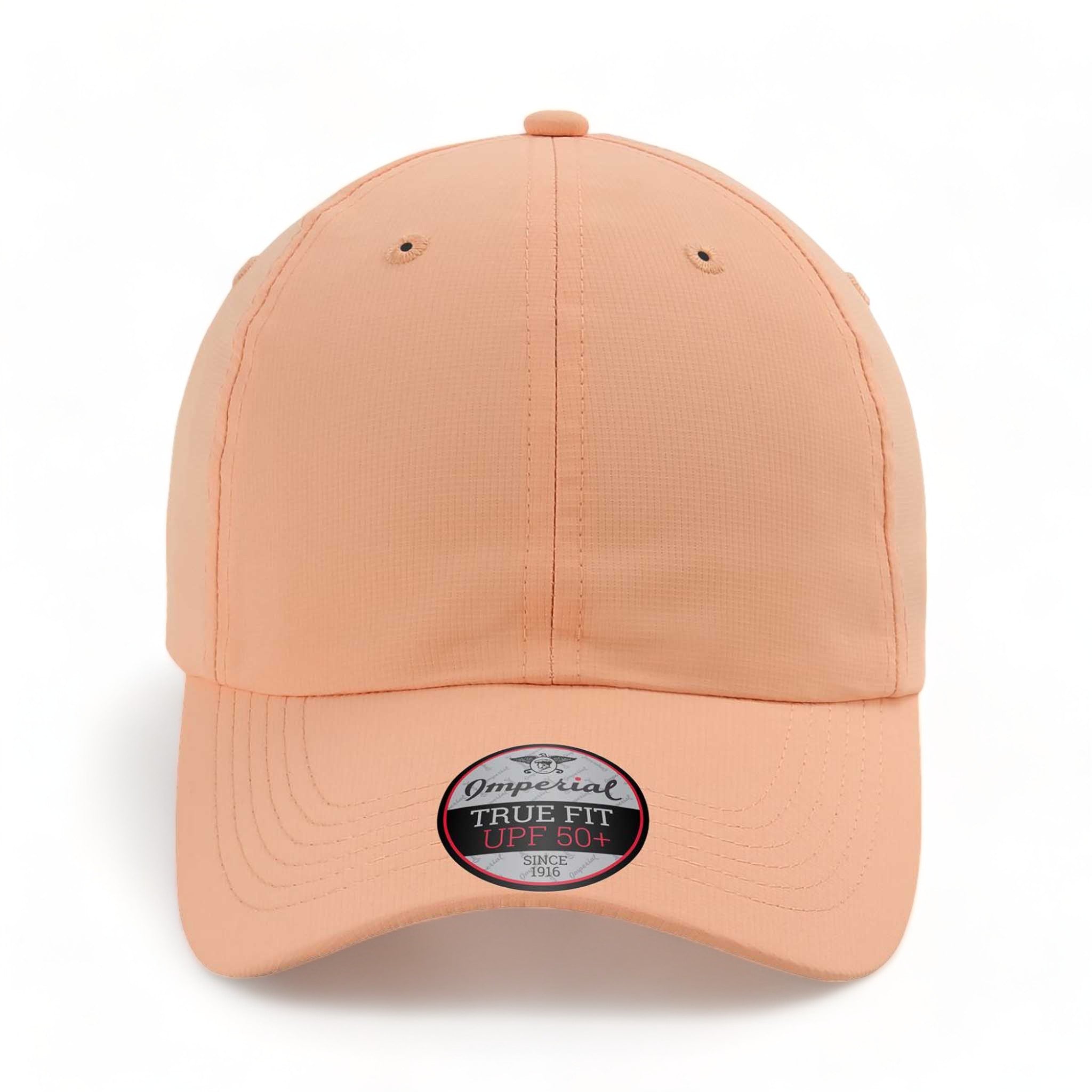 Front view of Imperial X210P custom hat in sorbet