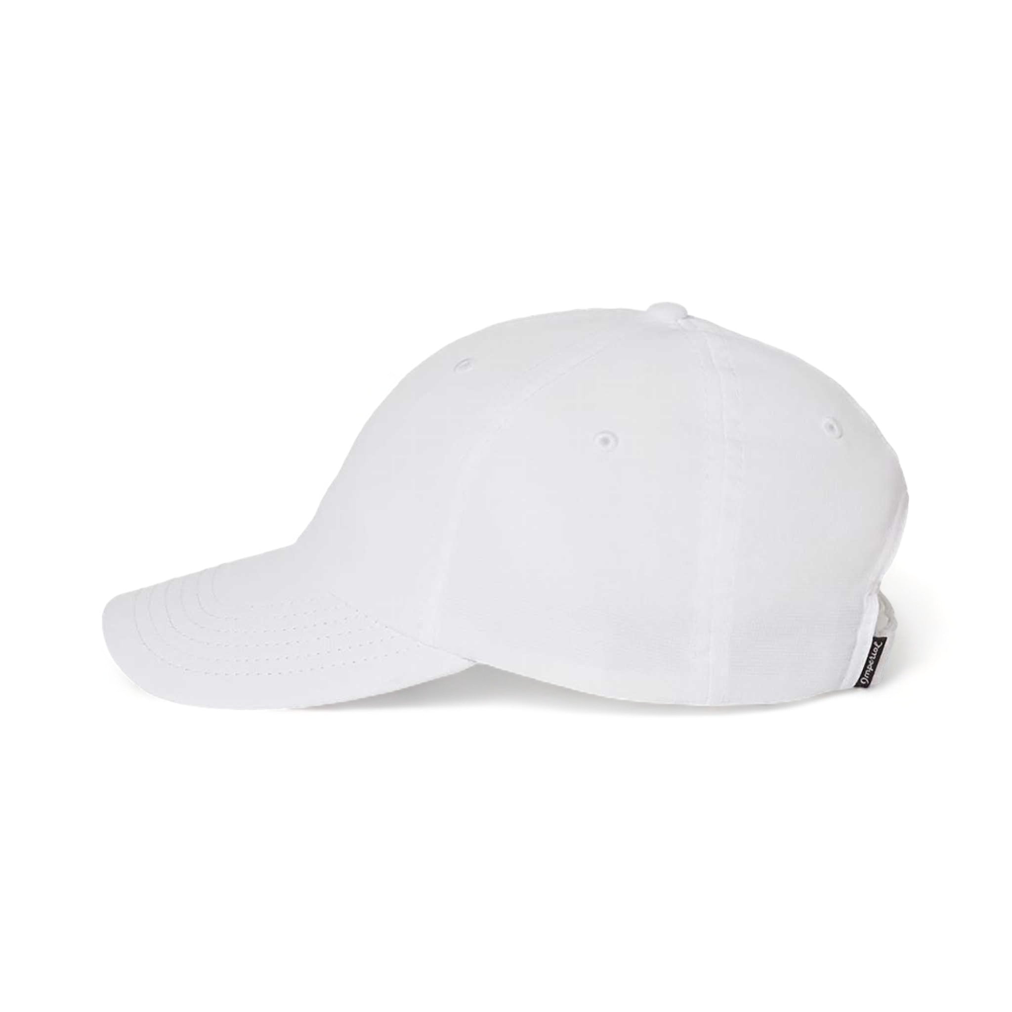 Side view of Imperial X210P custom hat in white