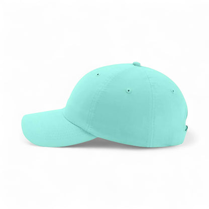 Left side view of Imperial X210P custom hat in aqua