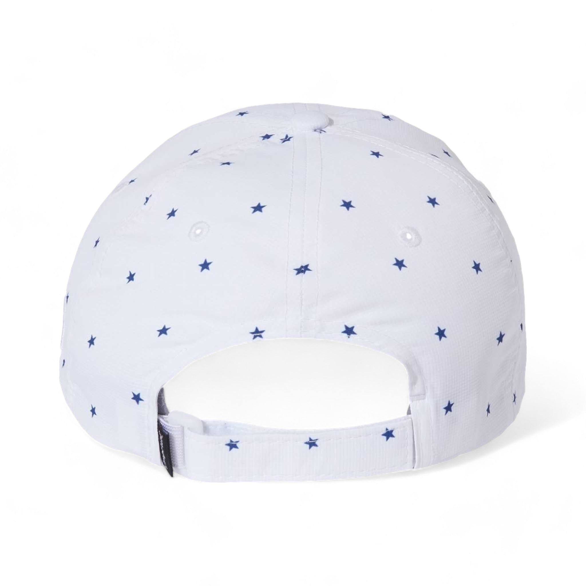 Back view of Imperial X210R custom hat in white stars