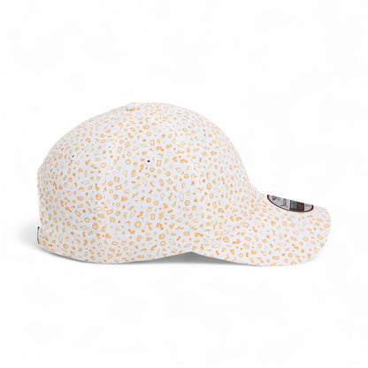 Right side view of Imperial X210R custom hat in beach orange