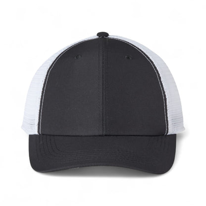 Front view of Imperial X210SM custom hat in black and white
