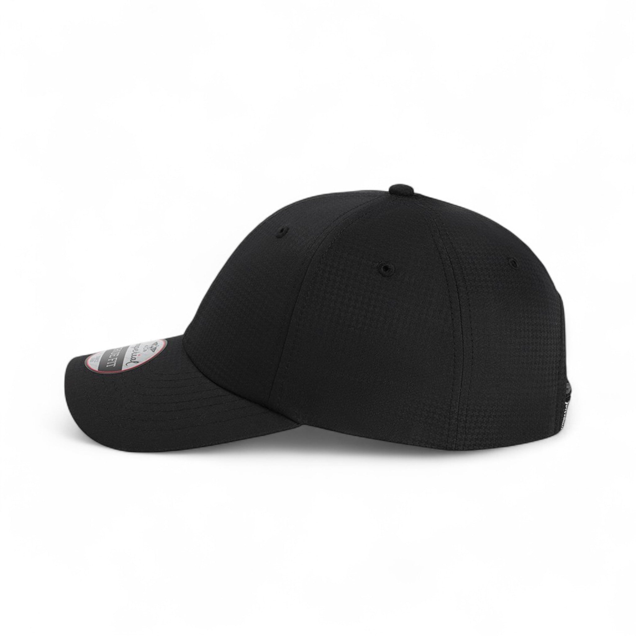 Left side view of Imperial X210X custom hat in black