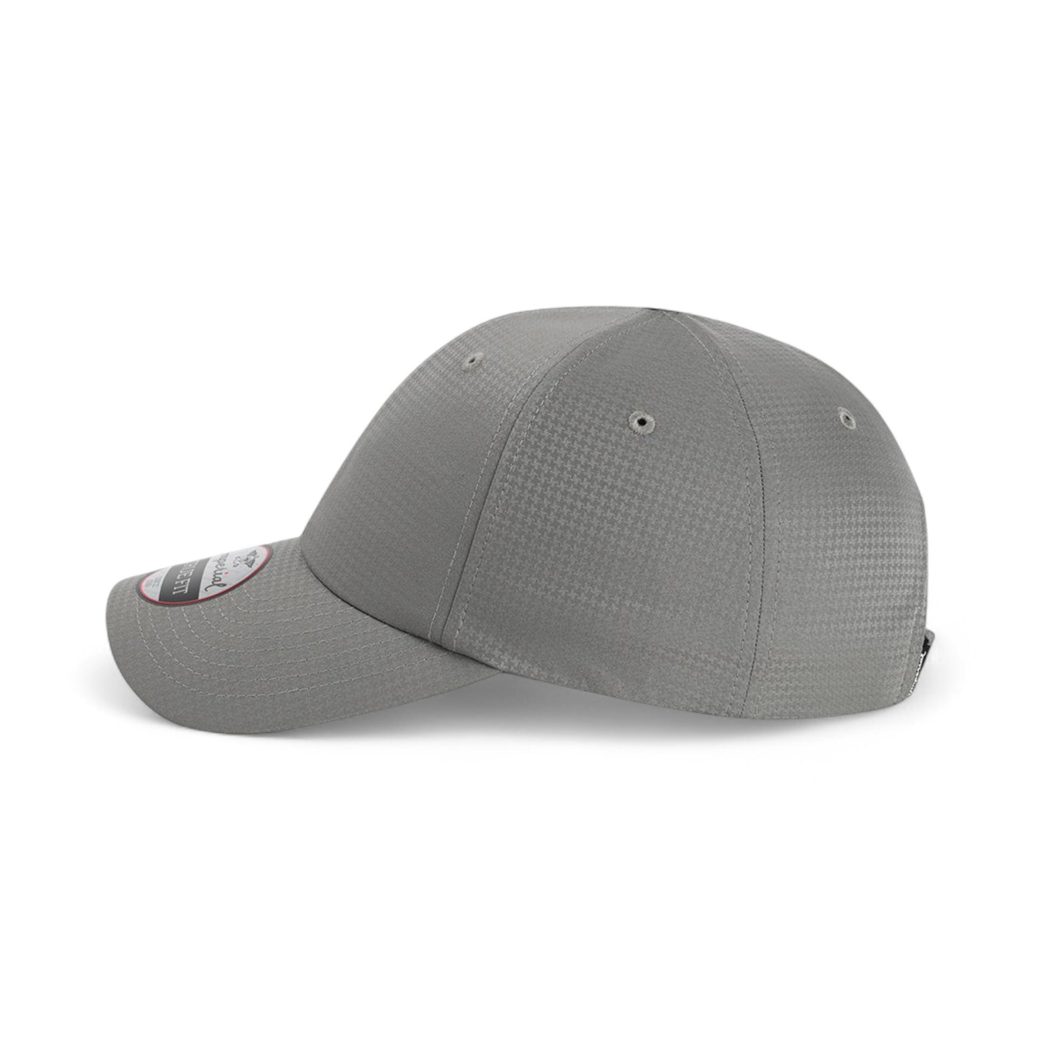 Left side view of Imperial X210X custom hat in frost grey