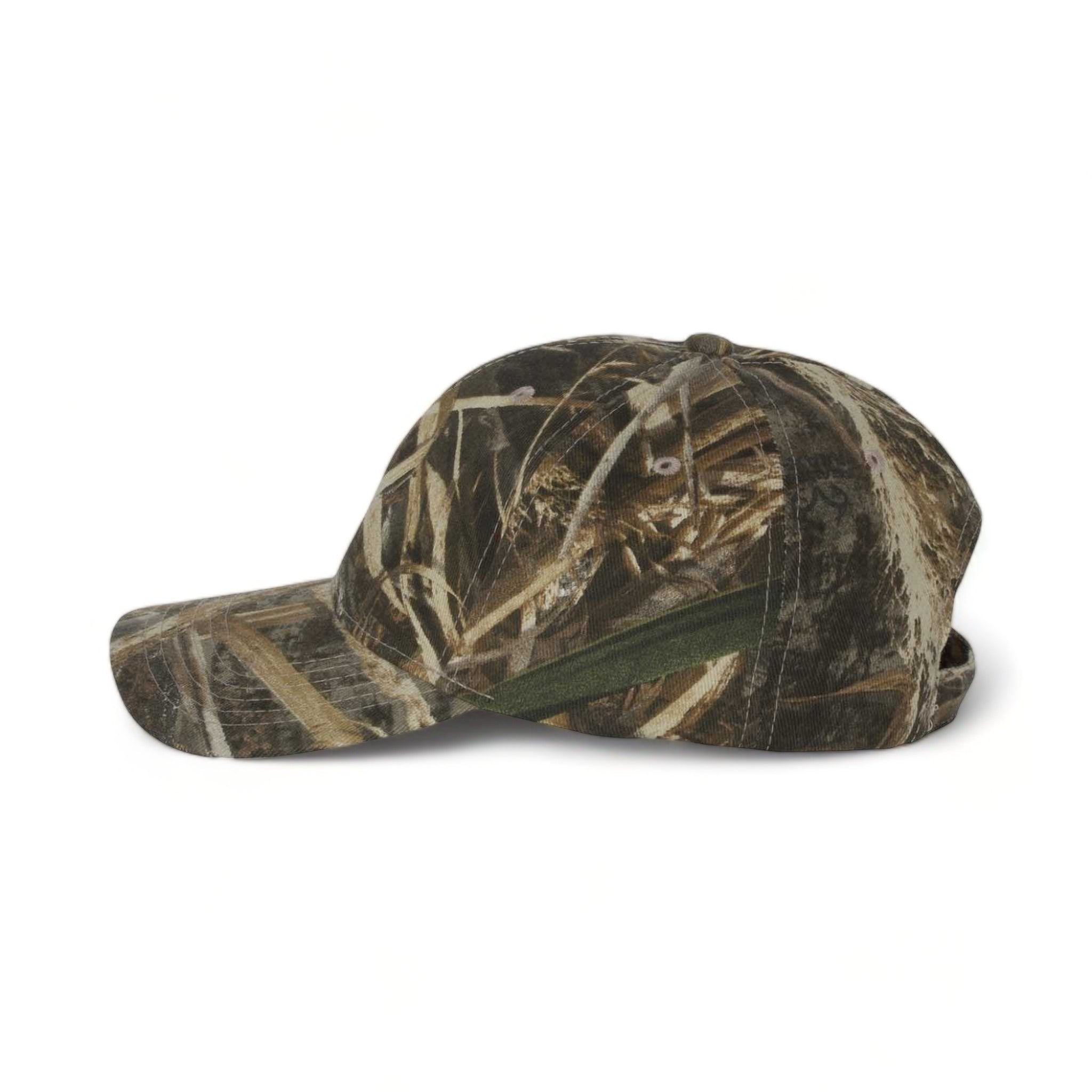 Side view of Kati LC10 custom hat in realtree max-5