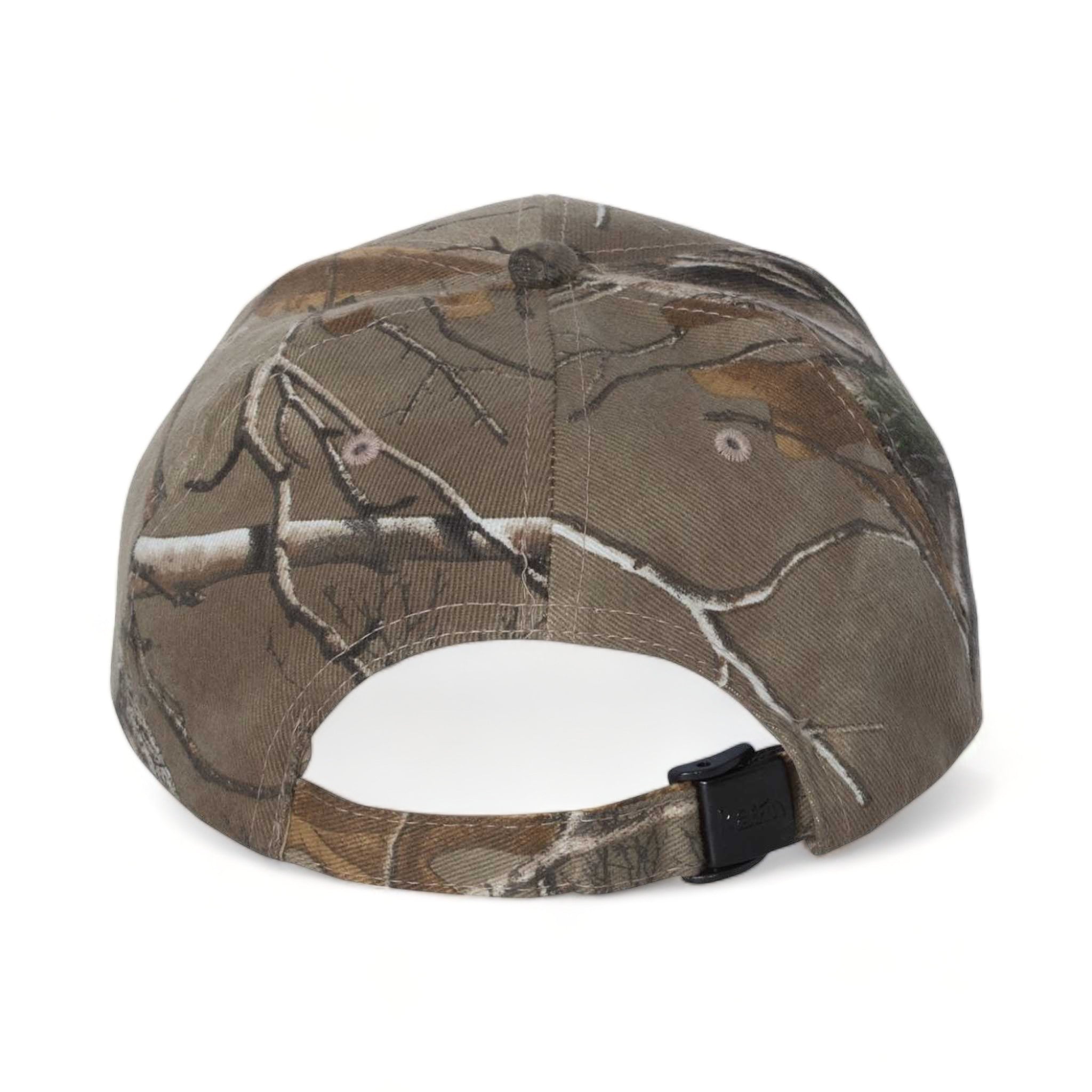 Back view of Kati LC10 custom hat in realtree xtra