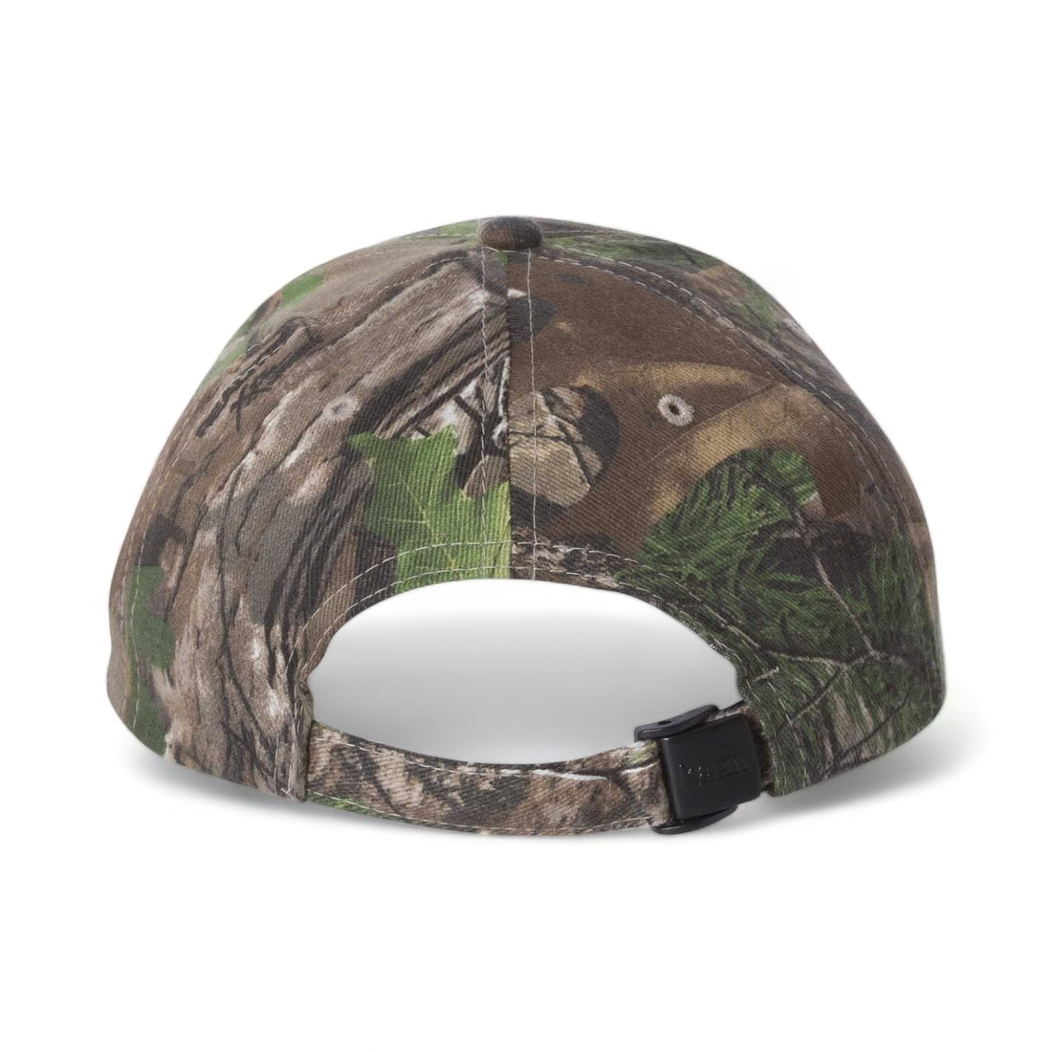 Back view of Kati LC10 custom hat in realtree xtra green