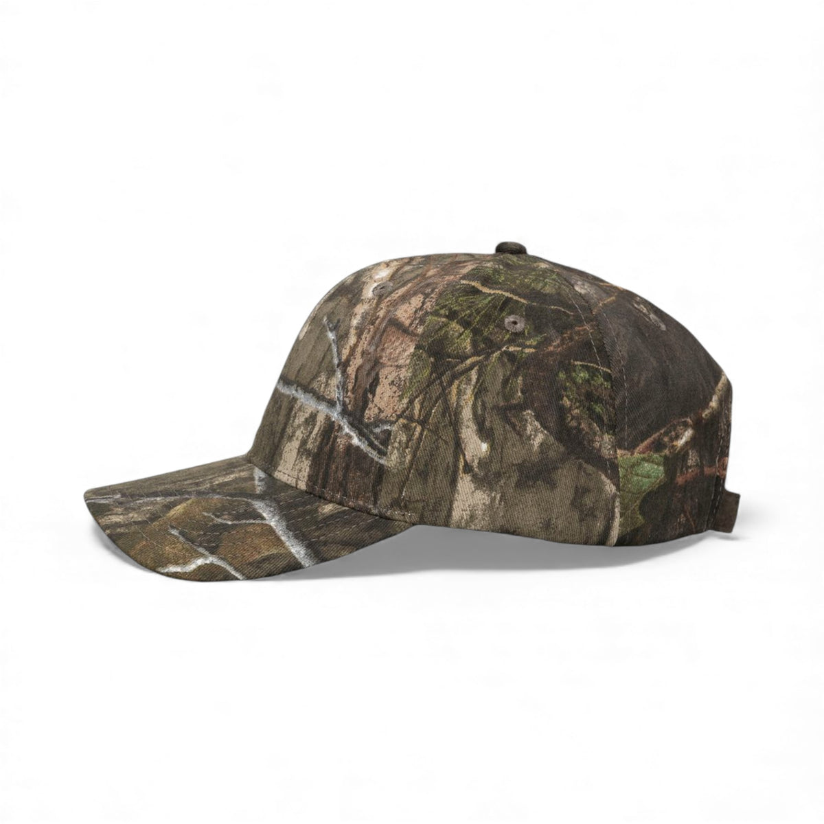 Left side view of Kati LC10 custom hat in country dna