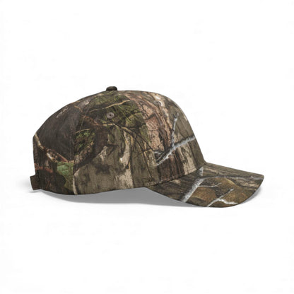 Right side view of Kati LC10 custom hat in country dna