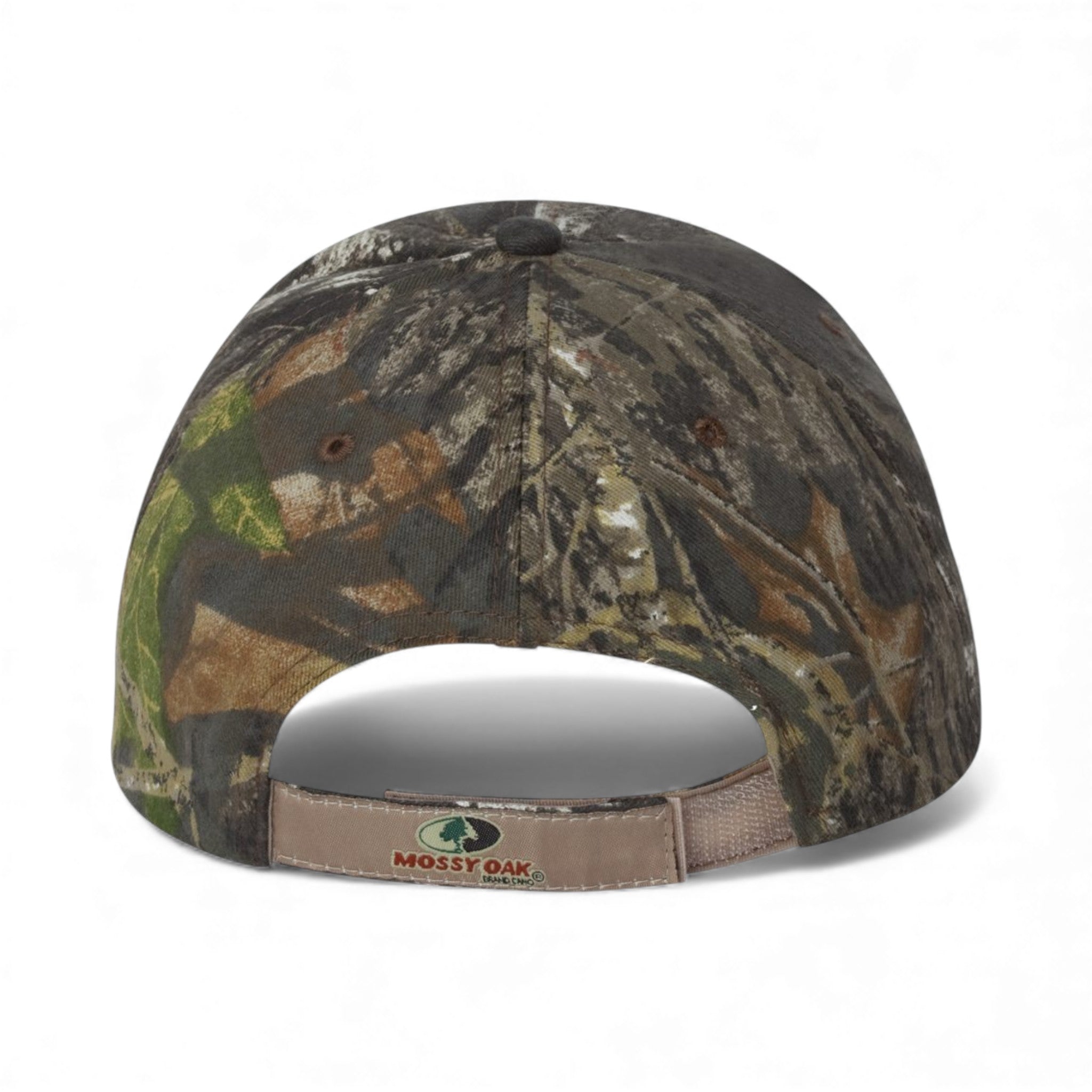 Back view of Kati LC15V custom hat in mossy oak breakup